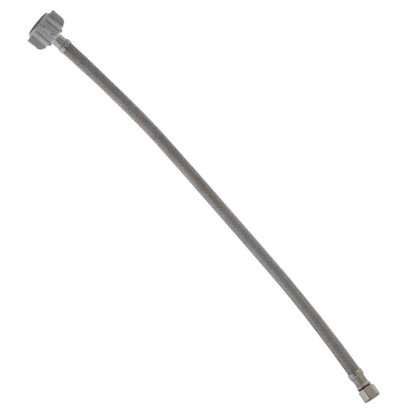 Jones Stephens 3/8in. Flare x 7/8in. BC x 20in Braided Stainless Steel Toilet Connector S04285 - main